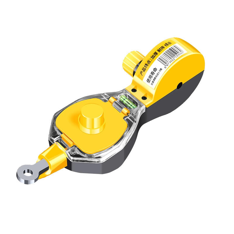 Ink fountain construction site line laying special drop-resistant plastic ink fountain line construction site line marker manual automatic wooden bucket line drawing worker