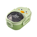 304 stainless steel cartoon divided lunch box - student & kids bento box - airtight, microwaveable, portable lunch container