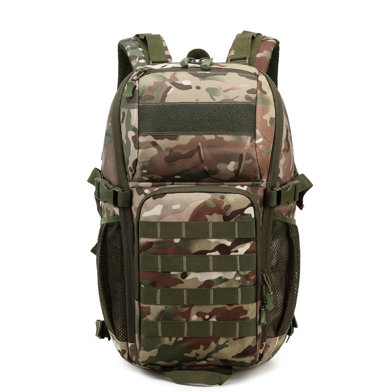 popular outdoor tactical hiking backpack military fan mountaineering bag multi-functional large capacity straight batch backpack