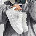 2025 new spring men's white sneakers breathable casual skate shoes athletic ins trendy low-top running shoes for men