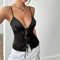 Silm large backless camisole summernew arrivalsexy style outweartops women's off-shoulder topsclassy sense