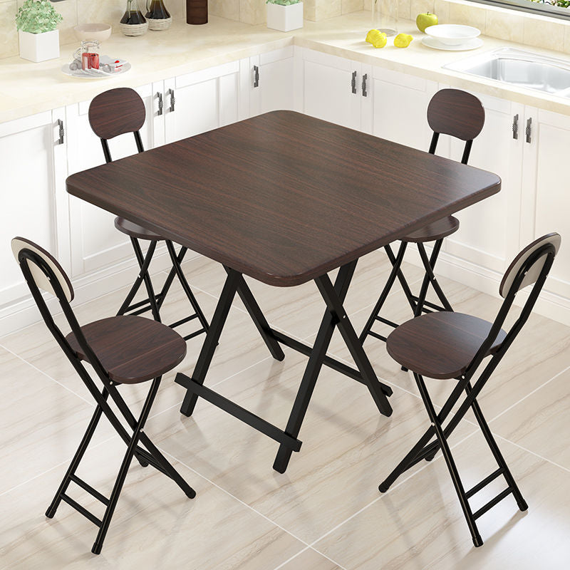 Folding tablefor homedining tablesimple small square table4-person tablesmall apartment portable outdoor stall balcony table