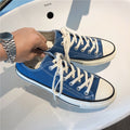 Classic 1970s canvas shoes men's high-top oiled leather couple style korean versatile student cloth shoes trendy men's footwear
