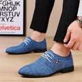 Men's plus size canvas shoes - breathable pointed toe linen canvas dress shoes - business casual shoes - beijing old cloth shoes