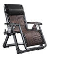 Lunch break recliner foldable office nap for home chair balcony beach casual dual-purpose rattan chair lazy back chair