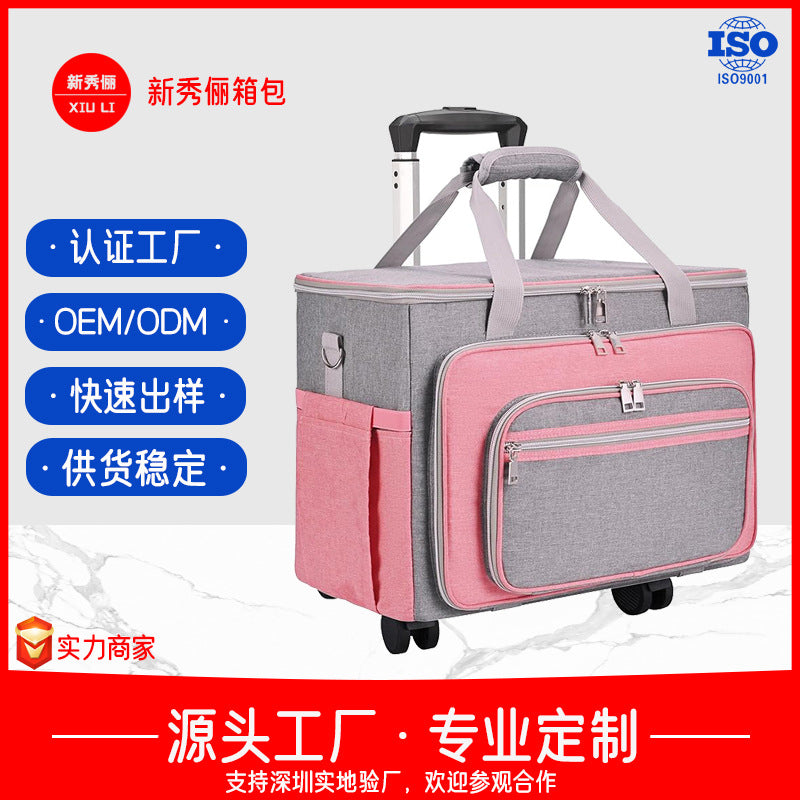 Express takeaway box, tug toolkit, wear-resistant tie rod toolkit, multi-functional and lightweight craft bag, rolling portable.