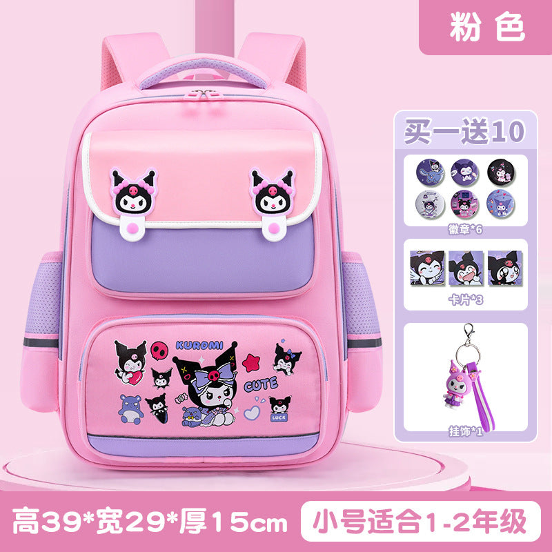 New Elementary School Girls Children's School Bag Cute Girls Backpack Large Capacity Burden Reduction Junior High School Students Japanese School Bag