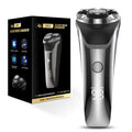 For homemen electric shaver full body washable smart fast charging digital display floating three blade shaving beard knife