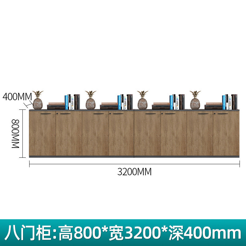 File cabinet low cabinet office storage cabinet drawer with lock information cabinet floor cabinet tea cabinet wooden