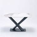 Factory direct italian-inspired luxury sintered stone dining table - modern minimalist rectangular dining table for small spaces