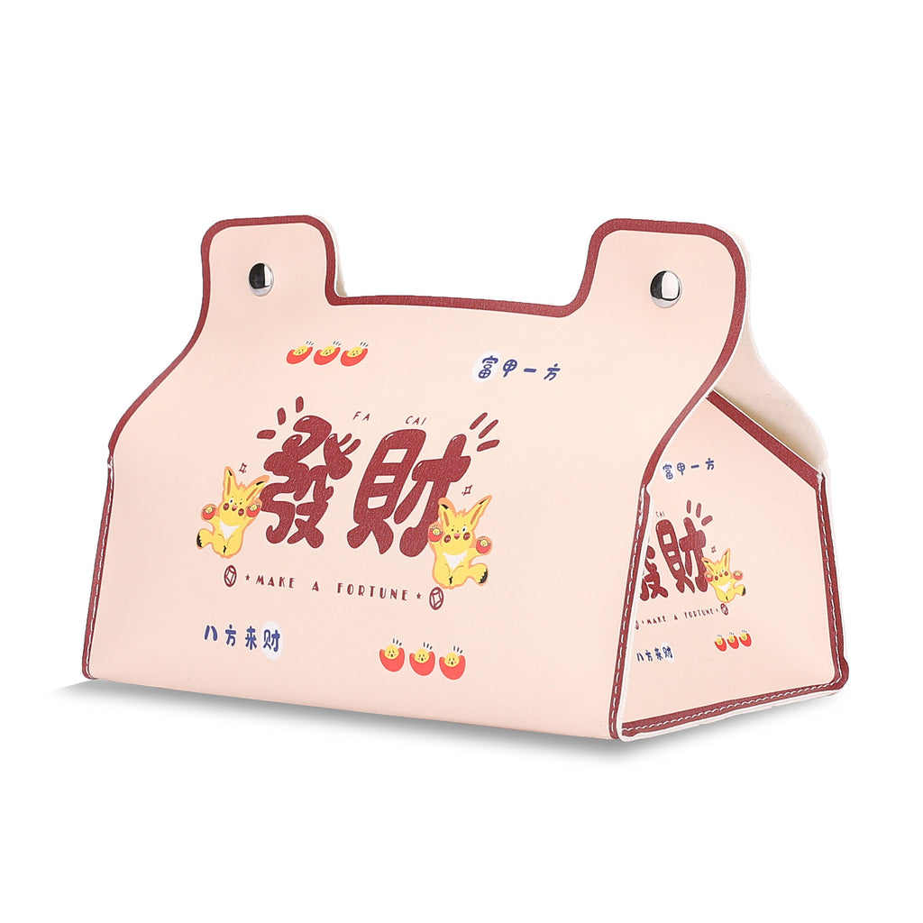 New dining table cartoon high-value pumping carton household car universal tissue box dining room living room bedroom room