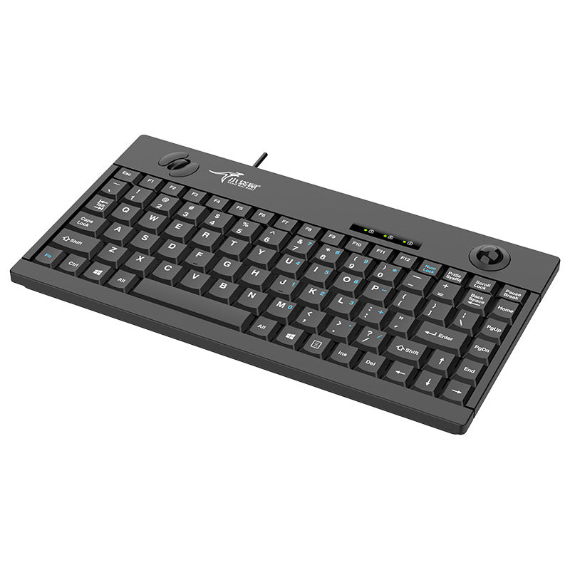 Little kangaroo ds-9829 industrial pc all-in-one trackball mini keyboard mouse usb wired keyboard and mouse 88 keys