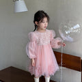 Girls' dress -  autumn new arrival: stunning extra-full pink tulle tutu dress, perfect for first birthday celebrations and princess outfits