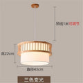 Nordic solid wood pendant light - restaurant, dining, hotel private room, noodle shop hanging lamp - japanese style master bedroom lighting fixture