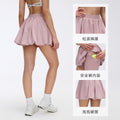 Summer anti-exposure tulip skirt pants - women's hip-flattering, slimming, puffy skirt for outdoor sports, yoga, and tennis - d26049