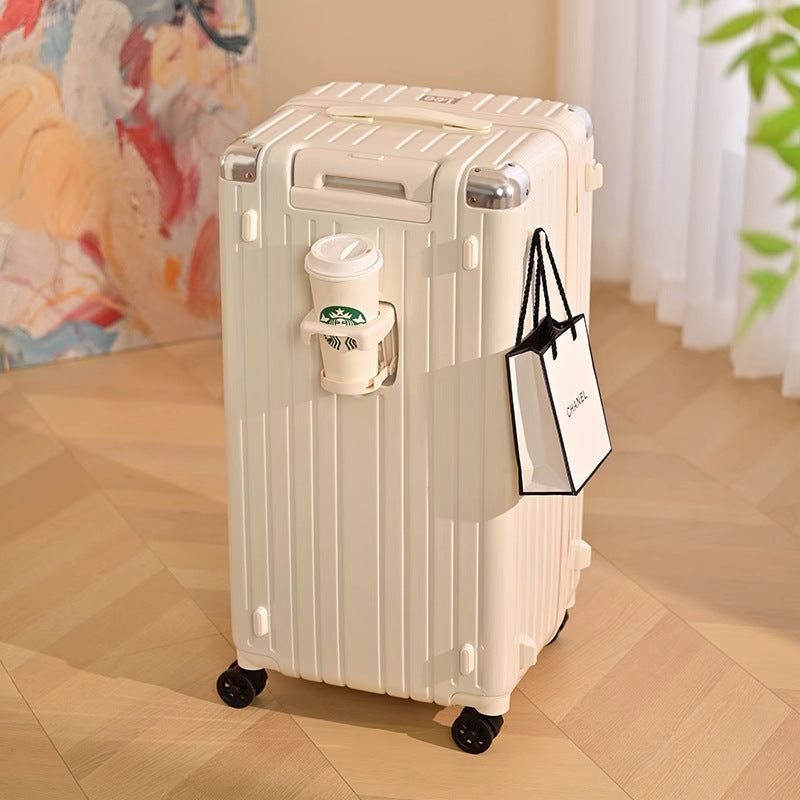 LEE oversized capacity suitcase Women's universal wheel trolley case Men's 30-inch thickened suitcase Boarding check case