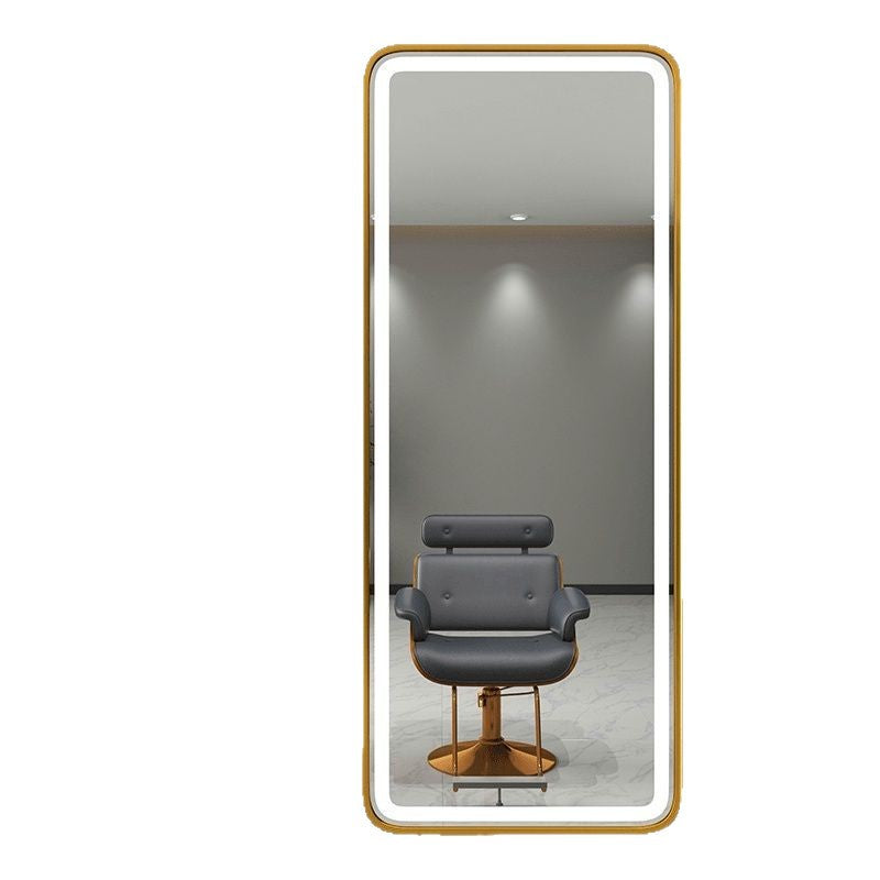 Hairdressing mirror, hair salon special, hair salon mirror, popular led single-sided luminous wall-mounted smart mirror