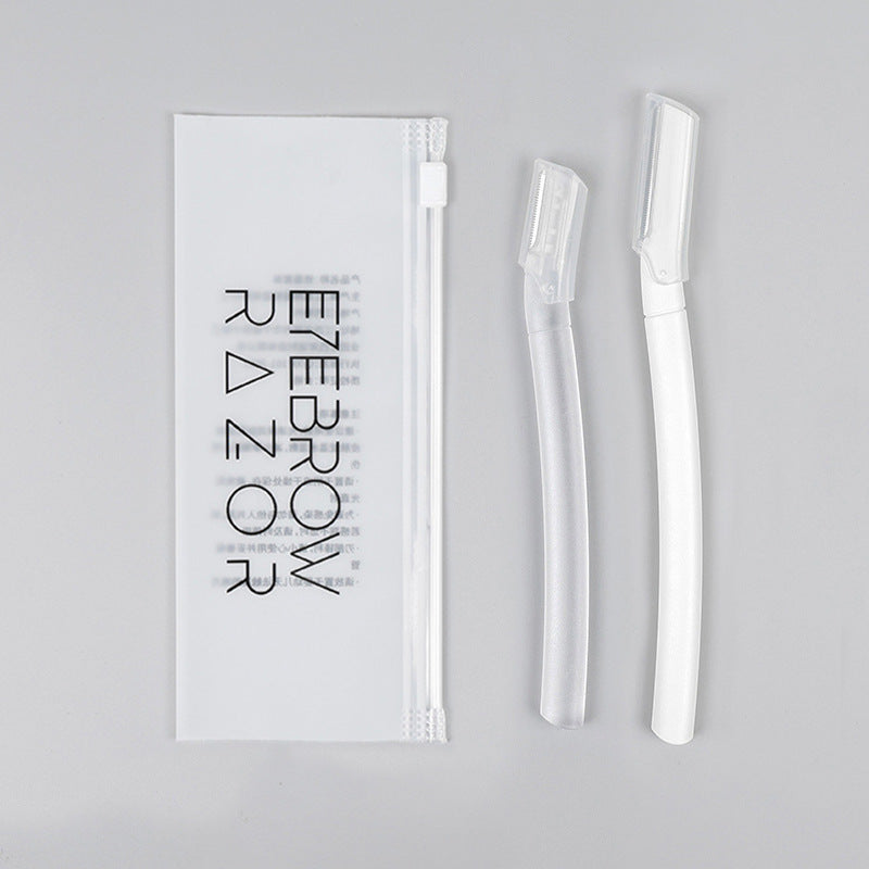 Eyebrow razor set for women - precision safety razor, beauty tool, eyebrow trimmer & scissors - wholesale from manufacturer