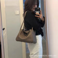 2024new arrivalmini lindy bag cowhide doctor bag genuine leather women's bag trendy shoulder crossbody satchel pillow medicine box bag