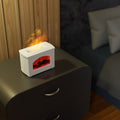 Artificial flame humidifier for home bedroom desktop usb silent large capacity atomization fragrance machine aromatherapy machine cross-border