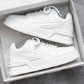 Men's spring/autumn niche design versatile casual solid black skate shoes youth sports thick sole height increasing bread shoes trendy sneakers
