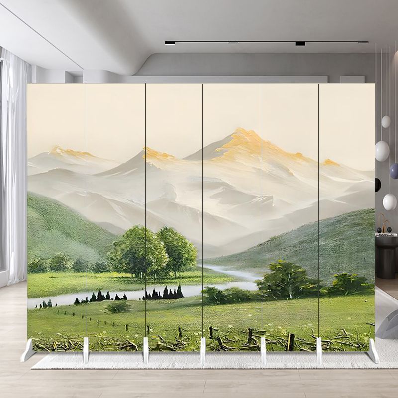 Minimalist screen partition for living room, beauty salon, office, room, home, entryway – folding and mobile