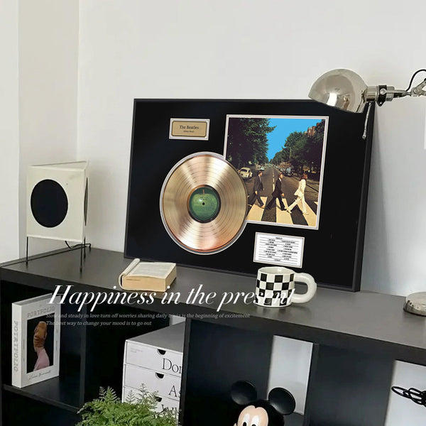 Vinyl record CD decorative painting bar music restaurant KTV box hanging painting bedroom album cover poster mural