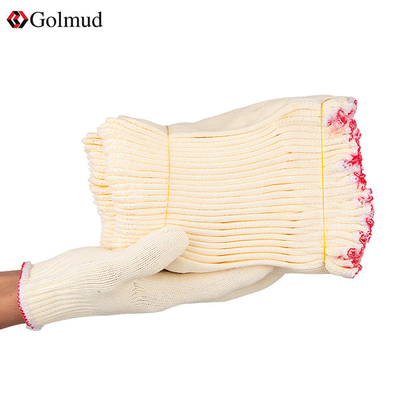 Golmud labor insurance gloves workers construction work protective gloves cotton thread thickened wear-resistant breathable non-slip GM527