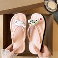 flip-flops for women, fashionable indoor non-slip bathroom, anti-odor, cute flat bottom beach flip-flops for women wholesale