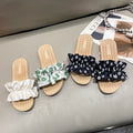 Summernew arrivalladiesfashionoutwear sandals sweeteasiest for match fungus one-line slippers plaid beach sandals