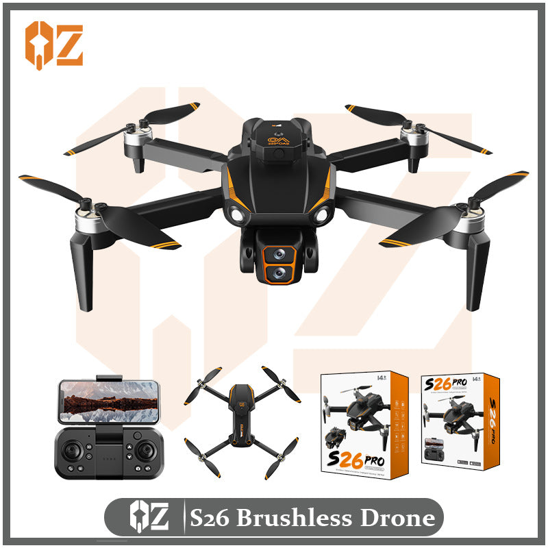 new arrival: s26 drone - 8k hd aerial photography, long-endurance remote control aircraft with optical flow and brushless motors