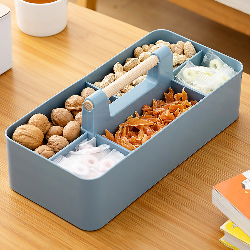 Nut dried fruit box Household simple multi-grid candy box Living room coffee table Large capacity snack storage box