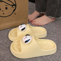 Eva thick sole slippers women's home indoor home outwear non-slip deodorizing filter bathroom bathing stepping on shit cartoon sandals