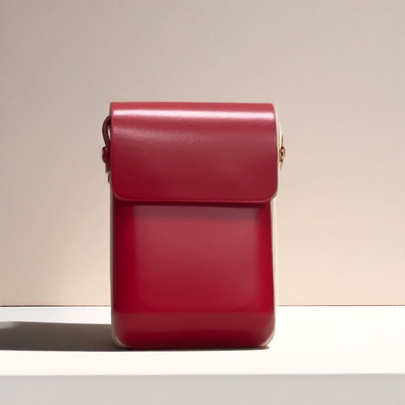 Cross-border diagonal span vertical mobile phone bag, simple and fashionable pressure shell bag, niche solid color change bag, retro texture messenger bag.