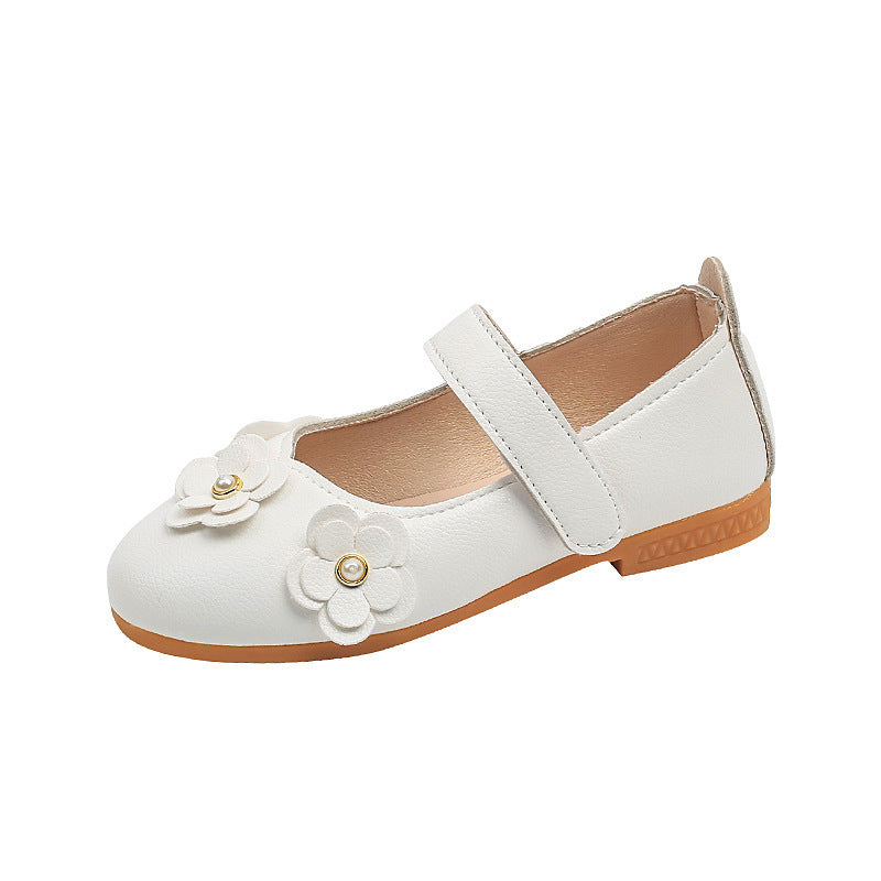 Girls' leather shoes summer : new summer collection for girls, korean style leather shoes for students, casual shoes, dropshipping available
