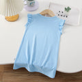 girls' summer dress: new stylish children's clothing, kids' short-sleeve skirt, summer long t-shirt dress, dropshipping available