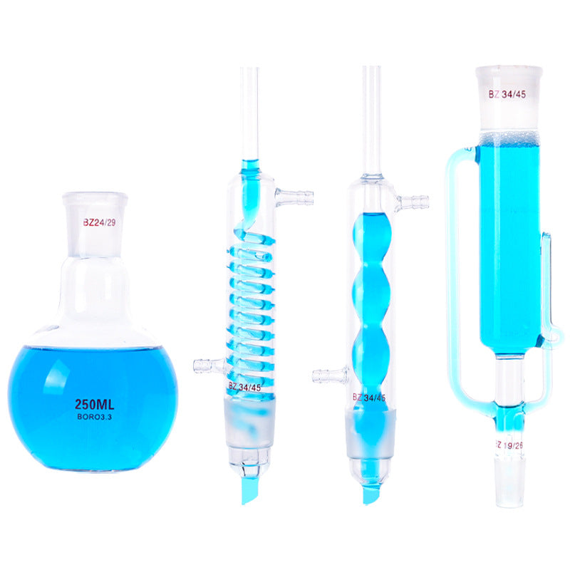 Soxhlet Extractor, Glass Serpentine/Spherical Fat Extractor 60/150/250/500ml Extractor