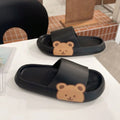 Men's summer indoor thick-soled slippers - non-slip, soft-bottomed house slippers for bathroom, shower, and everyday wear - couple's style, suitable for outdoor use