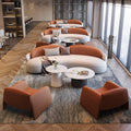 Sales office negotiation sofa accessible luxury rest area hotel lobby reception reception office sofa coffee table combination
