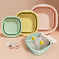 Collapsible washbasin - portable travel basin, thickened plastic basin, available in small and large sizes, perfect for home, dorm, and laundry use
