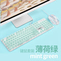 Silver sculpt v8 punk mechanical feel keyboard and mouse combo - illuminated gaming pc accessories - wholesale for amazon cross-border e-commerce