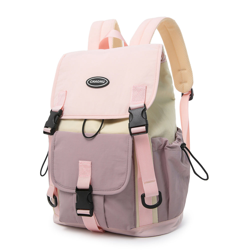 Women's outdoor backpack - 2026 new color block design, versatile sports backpack for hiking, trekking, lightweight, waterproof, small backpack