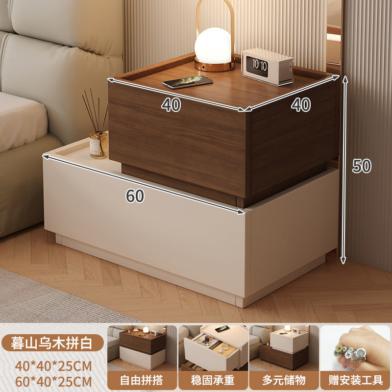 Bedside table for home italian normcore storage storage free combination cabinet popular sofa side table bedroom bedside table