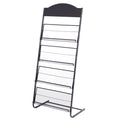 Floor magazine rack, newspaper rack, book rack, display rack, promotional material rack, single page rack, storage rack