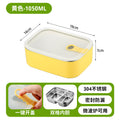 Daily dining kitchen 304 stainless steel insulated lunch box can be used in microwave lunch box student office worker special lunch box