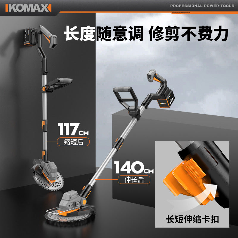 Electric lawn mower, small home garden weeder, lithium battery powered lawn trimmer, multi-function grass trimmer, weeding tool