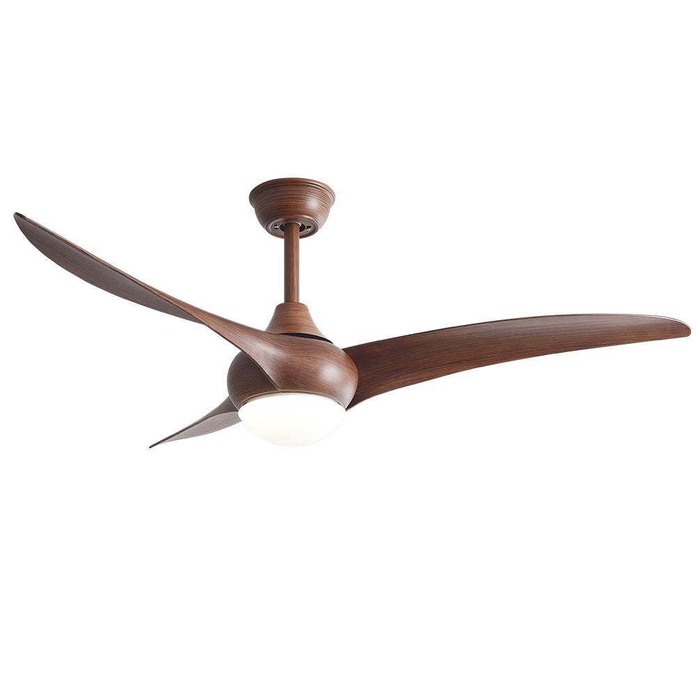 Zhongshan Lighting Home Living Room Fan Chandelier Nordic Ceiling Variable Frequency Ceiling Fan Light American Retro Restaurant Fan Light