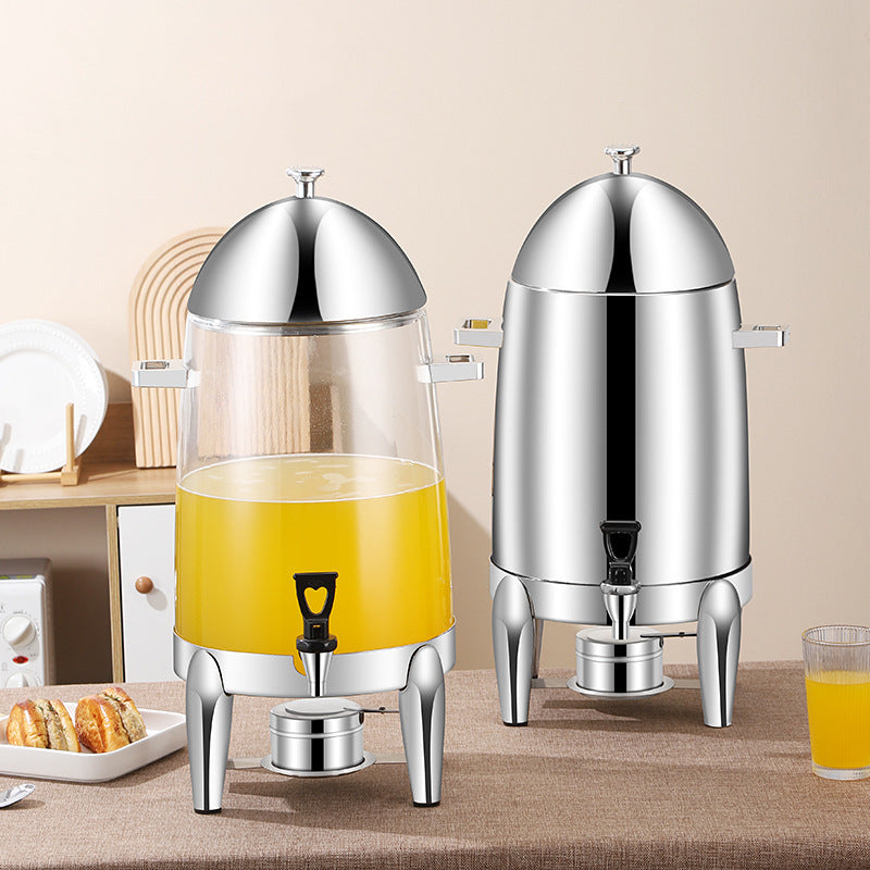 Coffee tripod, restaurant commercial beverage bucket Stainless steel visual beverage machine Juicer Korean, juice tripod