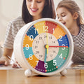 Early education alarm clock - student & kids' alarm - bedroom wake-up essential - creative cartoon alarm clock - rechargeable desktop alarm
