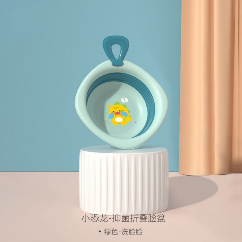 Newborn baby wash basin foldable three-piece set - baby bath & bottom wash, portable & hangable for home use